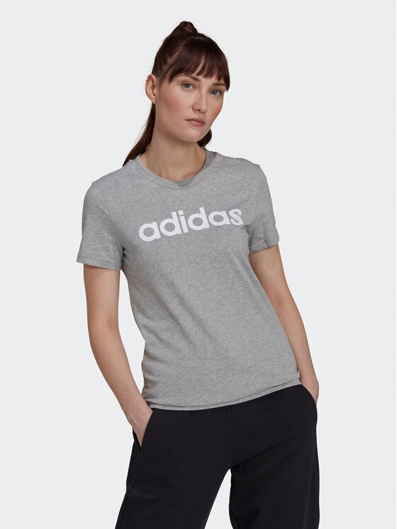 adidas Тишърт Essentials Logo HL2053 Slim Fit