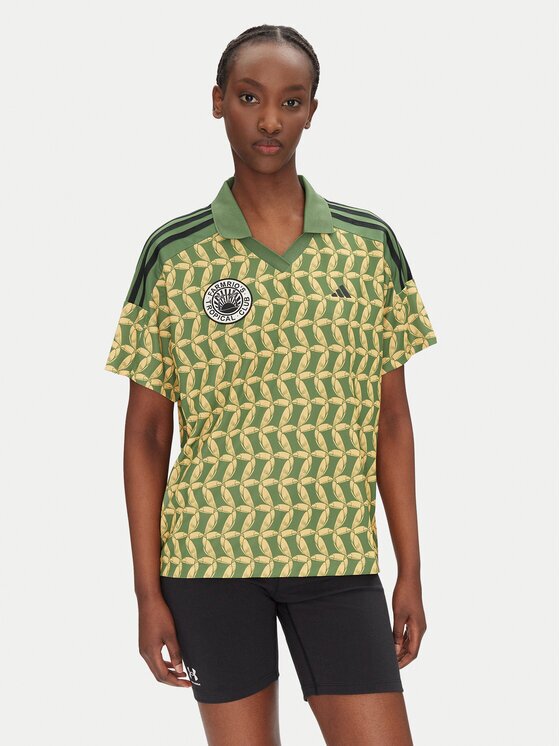 adidas Тишърт FARM Rio JD6302 Зелен Loose Fit