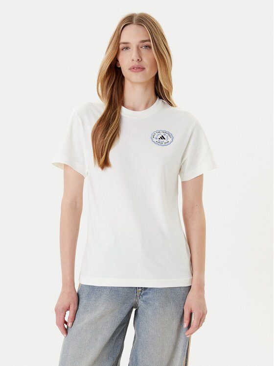 adidas Тишърт Farmers Market Graphic KB2485 Екрю Regular Fit