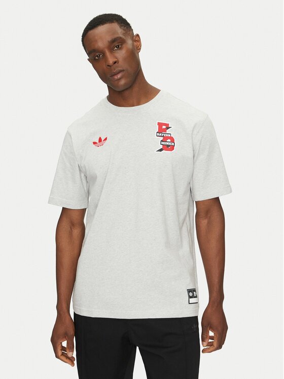 adidas Тишърт FC Bayern VRCT JL6112 Сив Regular Fit