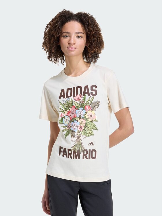 adidas Тишърт Fram Rio Graphic KR0280 Regular Fit