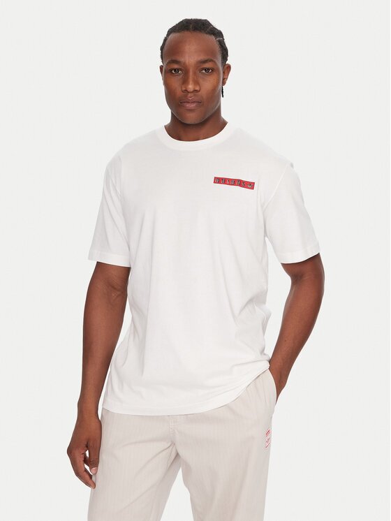 adidas Тишърт Graphic JX3094 Бял Regular Fit