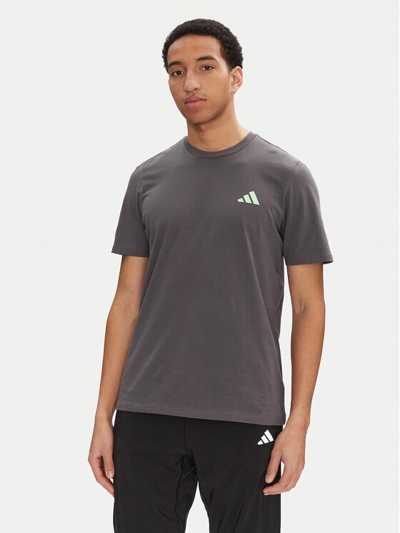 adidas Тишърт Mercedes - AMG Petronas Formula One Team Premium JY3032 Сив Regular Fit