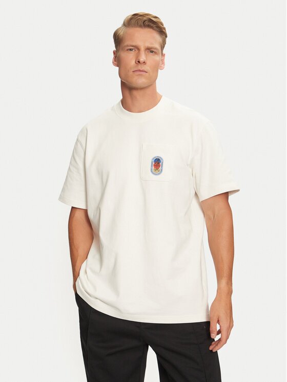 adidas Тишърт OLPC IX6754 Екрю Regular Fit
