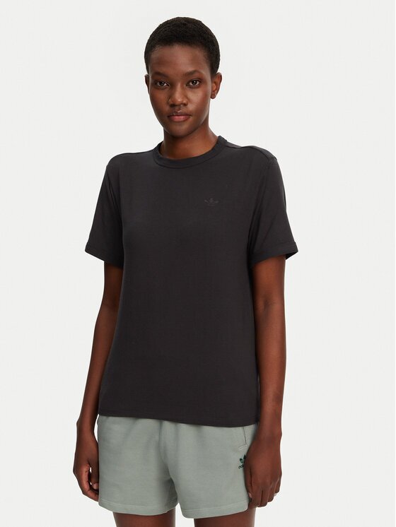 adidas Тишърт Premium Essentials JD4765 Черен Regular Fit