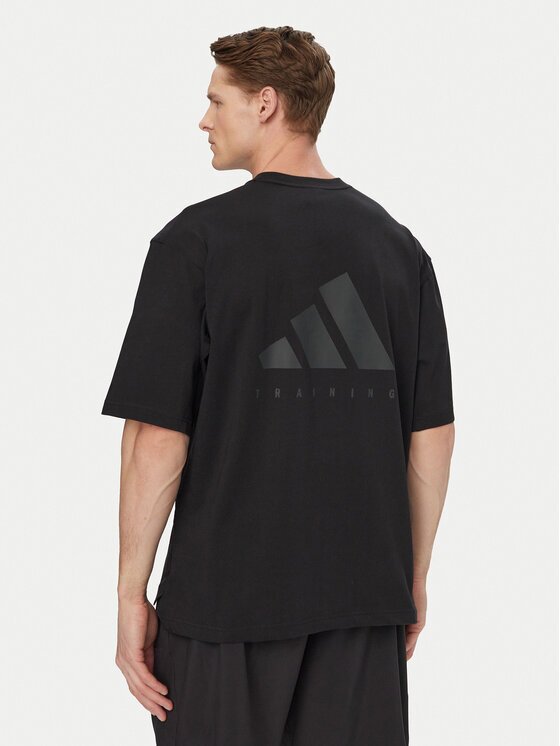 adidas Тишърт PrimeLift Workout JN3680 Черен Oversize