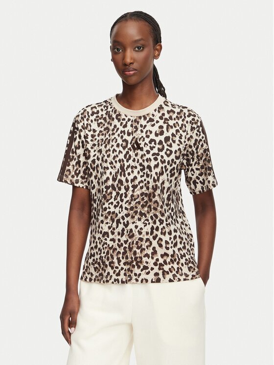 adidas Тишърт Seasonal Essentials Animal Print KH1549 Regular Fit