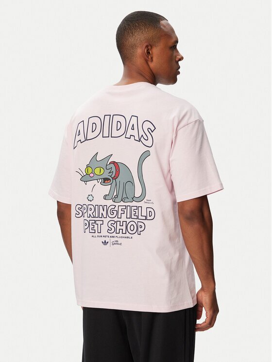 adidas Тишърт Snowball Graphic LG5064 Oversize