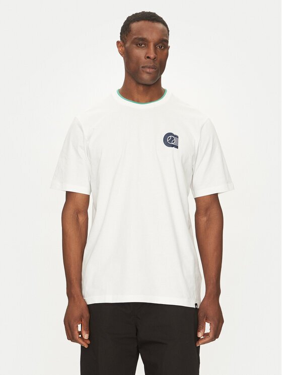 adidas Тишърт Summer Prep Graphic JI9414 Бял Regular Fit