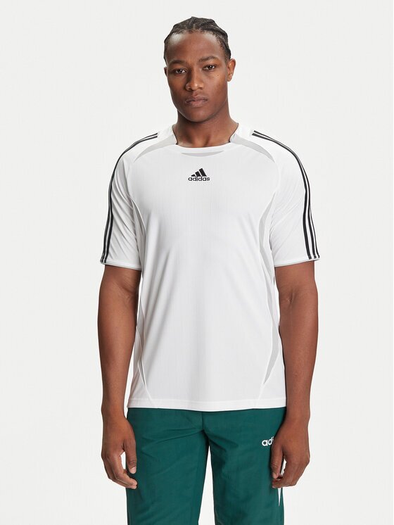 adidas Тишърт Teamgeist adicolor JW5874 Бял Loose Fit