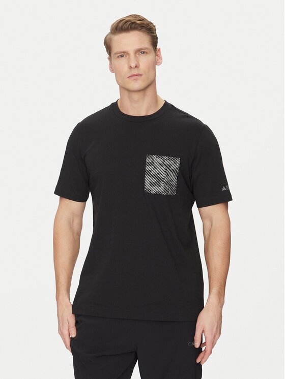 adidas Тишърт Terrex Graphic IZ0468 Черен Regular Fit