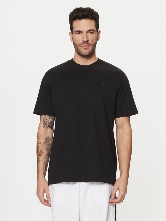 adidas Тишърт Trefoil Series JP0193 Черен Regular Fit