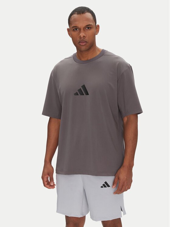 adidas Тишърт Z.N.E. JC5483 Сив Loose Fit