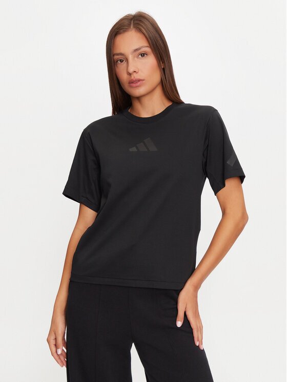 adidas Тишърт Z.N.E. JE7846 Черен Regular Fit