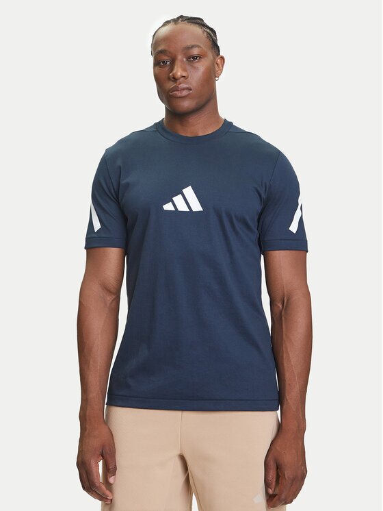 adidas Тишърт Z.N.E. JW4735 Тъмносин Regular Fit