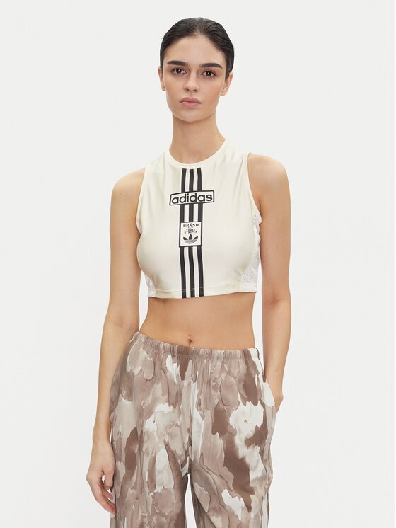 adidas топ Adibreak JD0103 Екрю Slim Fit