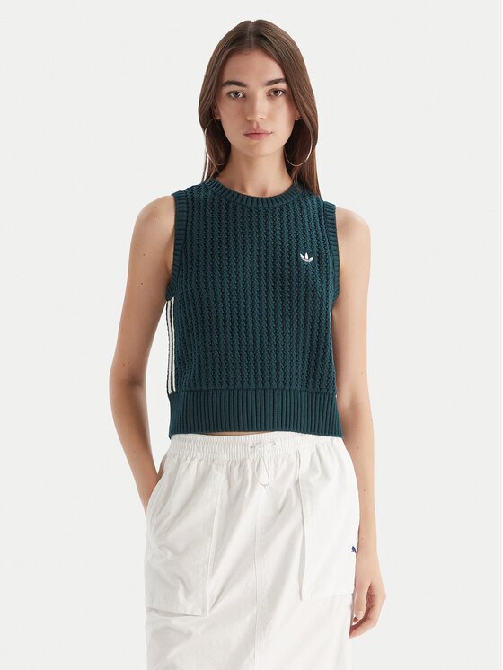 adidas топ adicolor JW4993 Зелен Regular Fit