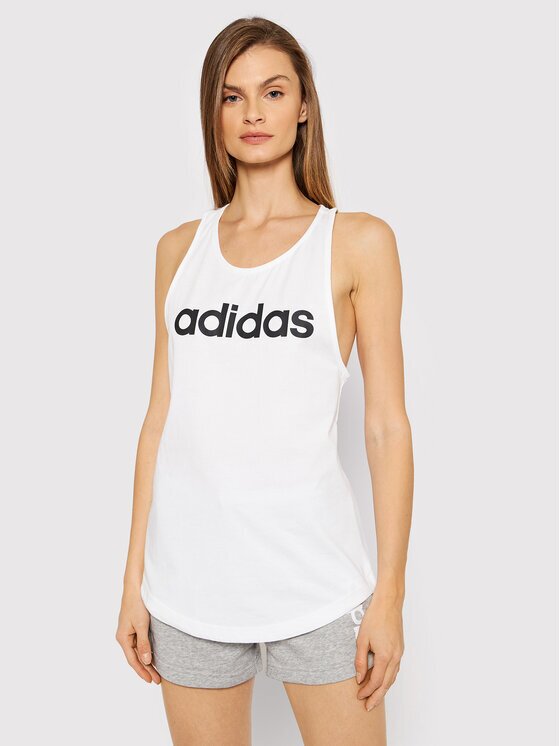 adidas топ Essentials Loose Logo GL0567 Бял Regular Fit