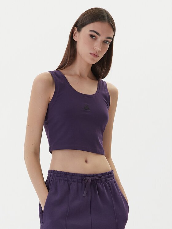 adidas топ Essentials Small Logo KB7127 Виолетов Slim Fit