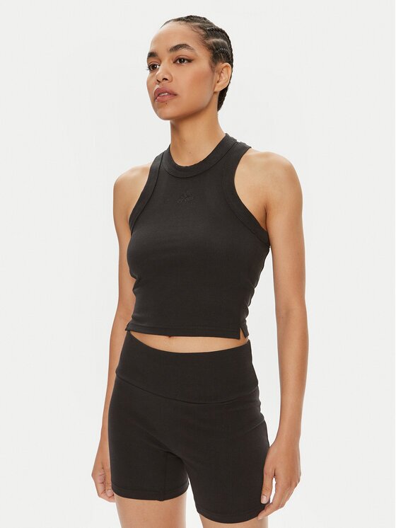 adidas топ Lounge IR8785 Черен Slim Fit