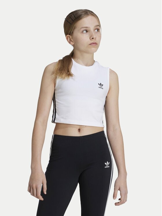 adidas топ Trefoil JE0514 Бял Regular Fit
