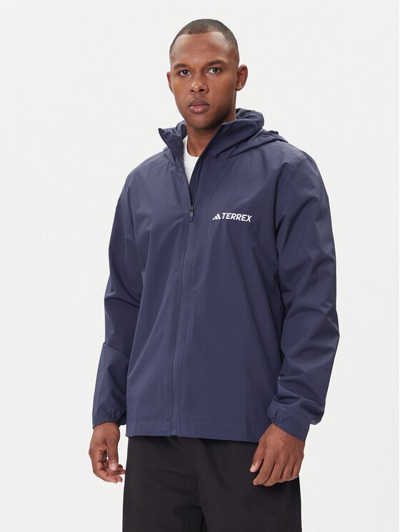adidas Яке за дъжд Multi Essentials 2L Rain JY0477 Тъмносин Regular Fit