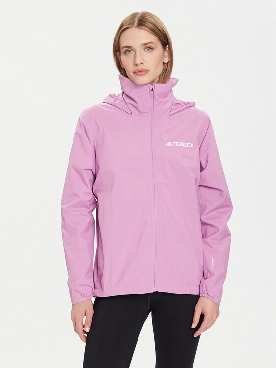 adidas Яке за дъжд Multi Essentials 2L Rain JY0481 Виолетов Regular Fit