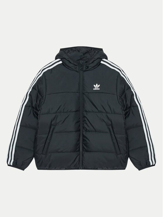 adidas Зимно яке adicolor IY7497 Черен Loose Fit