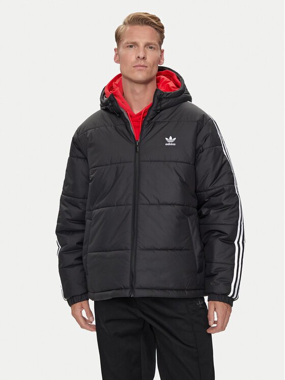adidas Зимно яке adicolor JD9071 Черен Regular Fit