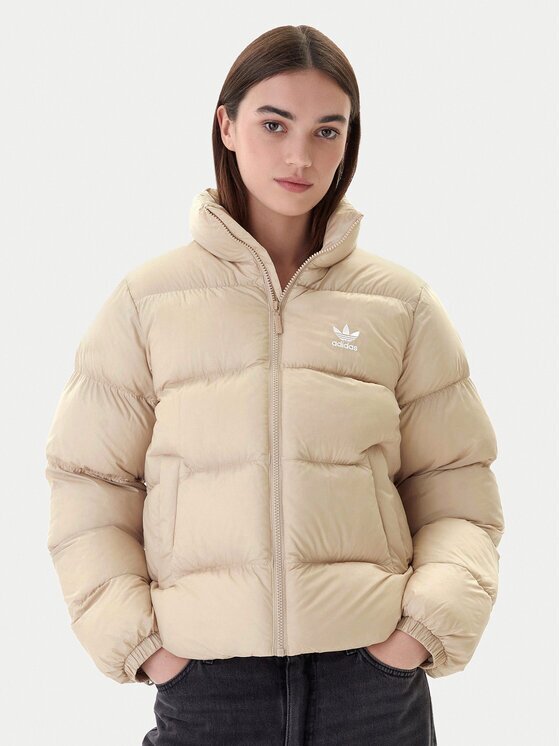adidas Зимно яке adicolor JX2947 Бежов Regular Fit