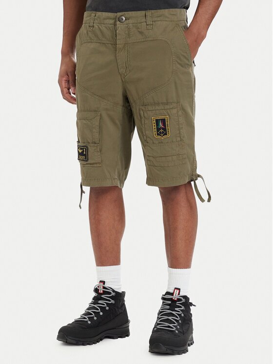 Aeronautica Militare Шорти от плат 261BE0041UCT01122 Regular Fit