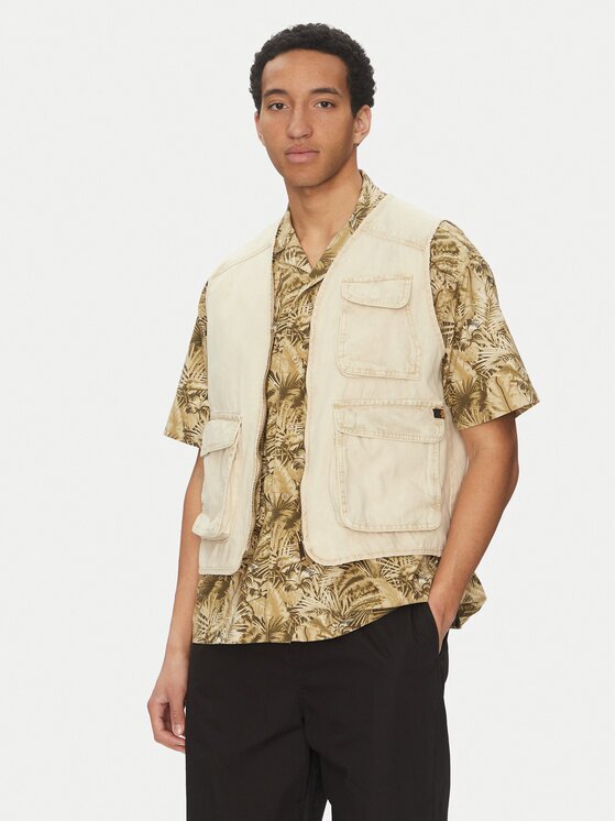 Alpha Industries Елек Canvas Acid Vest 156140 Loose Fit