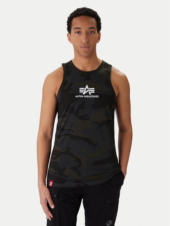Alpha Industries Мъжки топ Basci Camo 126566C Regular Fit
