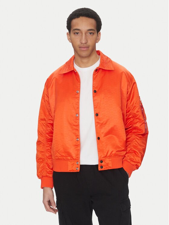 Alpha Industries Яке бомбър Coach Logo 156145 Regular Fit