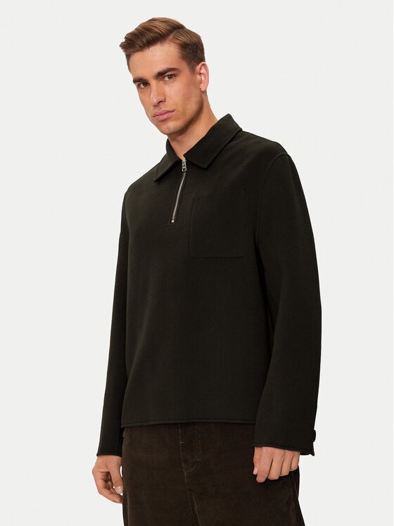 Ami paris Вълнено палто HJK057.WV0022 Regular Fit