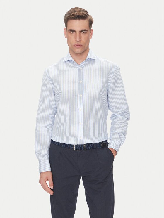Baldessarini Риза B3 10012.3710 Светлосиньо Regular Fit