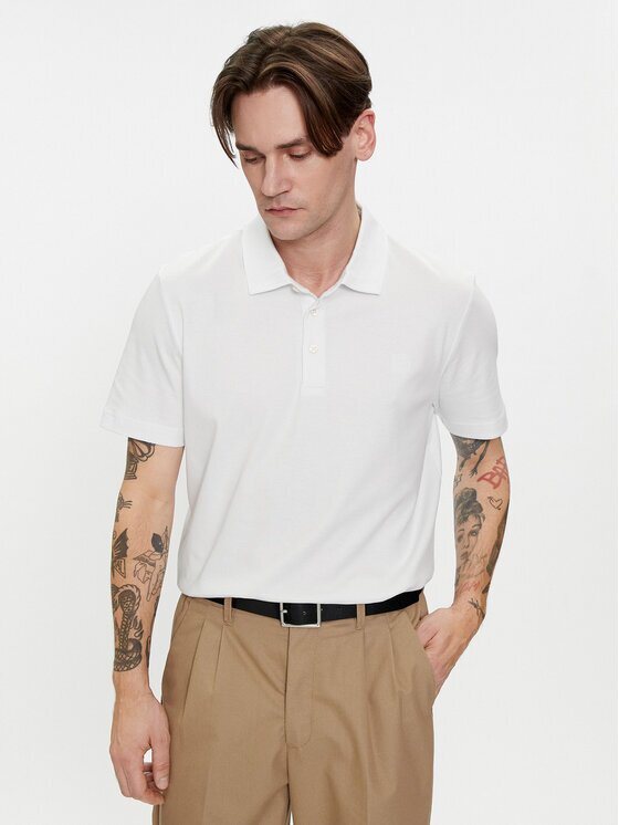 Baldessarini Тениска с яка и копчета B4 10044/000/5190 Regular Fit