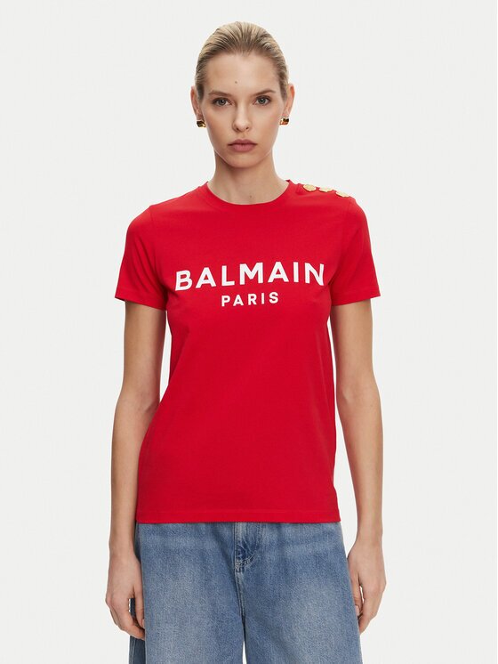 Balmain Тишърт BF1EF005BB02 Regular Fit