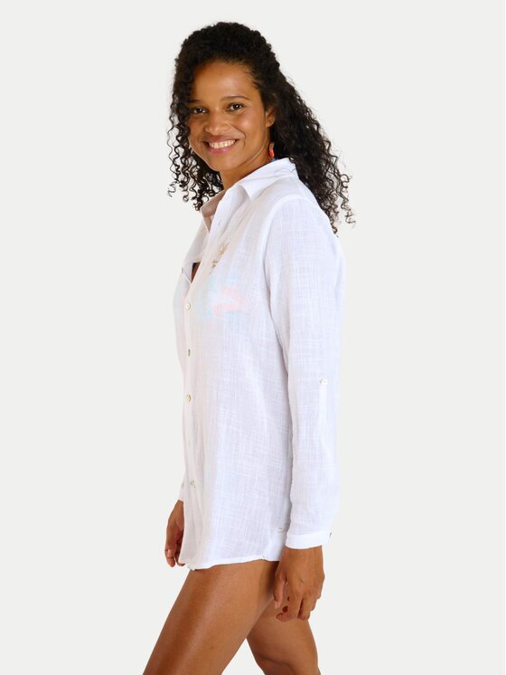 Banana Moon Риза Garel Zelena LTL10 Regular Fit
