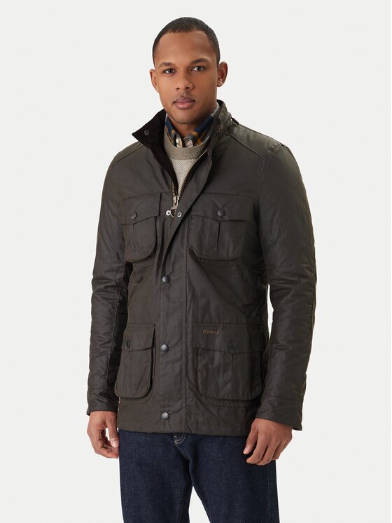 Barbour Преходно яке Corbridge MWX0340OL71 Зелен Tailored Fit
