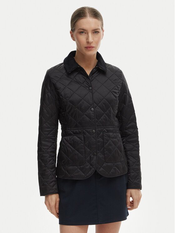 Barbour Преходно яке Deveron LQU1012BK91 Regular Fit