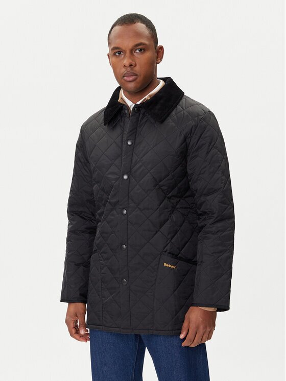 Barbour Преходно яке MQU0001BK91 Regular Fit
