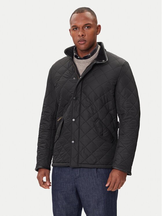 Barbour Преходно яке Powell MQU0281BK11 Slim Fit