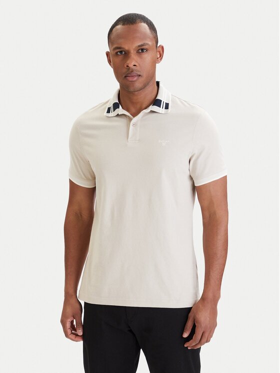 Barbour Тениска с яка и копчета Callington MML1536BE12 Regular Fit