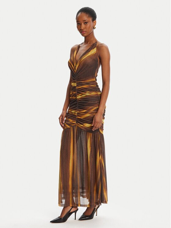 Bardot Коктейлна рокля Aries Mesh Maxi 59999DB Slim Fit