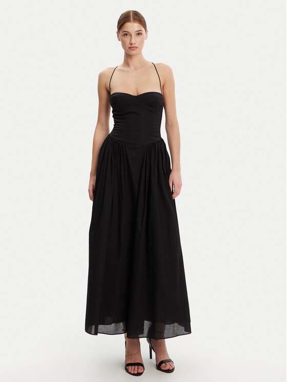 Bardot Официална рокля 59786DB Черен Regular Fit