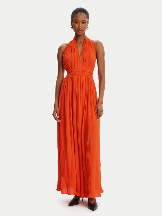 Bardot Официална рокля Amala Pleated Halter 60031DB Regular Fit