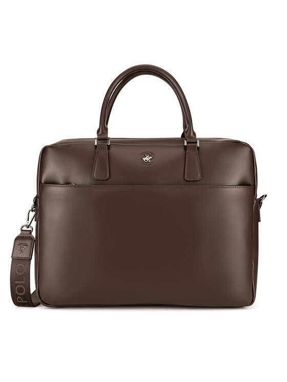 Beverly Hills Polo Club Чанта за лаптоп CWBEO-BHPC-L-016-07. Тъмнокафяв