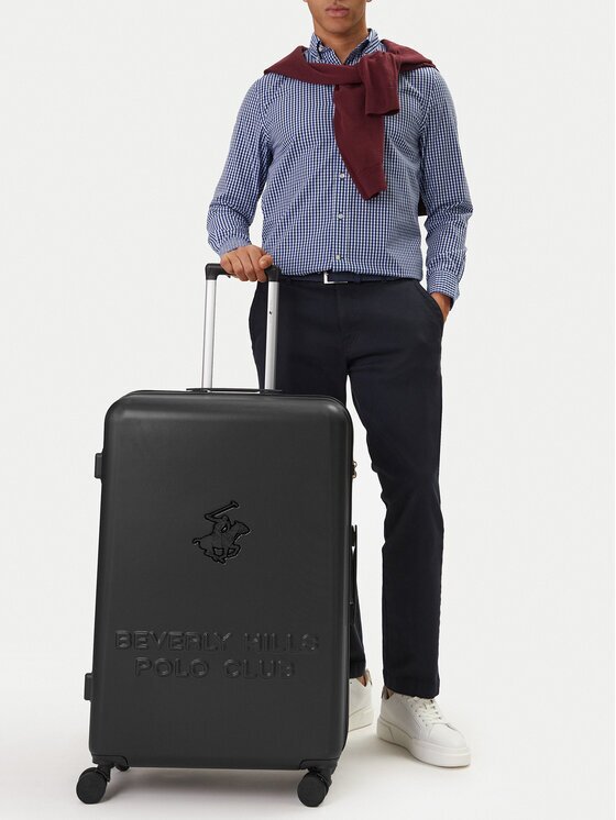 Beverly Hills Polo Club Голям куфар CEO-BHPC-L-003-08-BLACK
