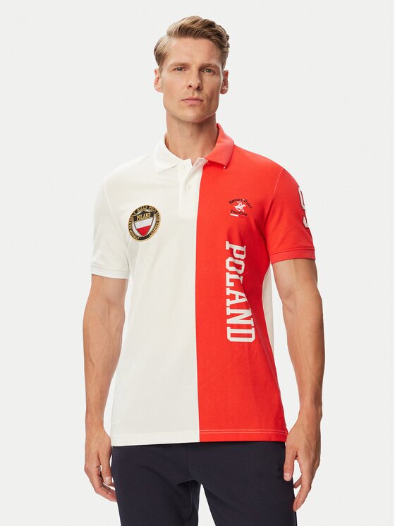 Beverly Hills Polo Club Тениска с яка и копчета F-SS26M-P0005 Regular Fit